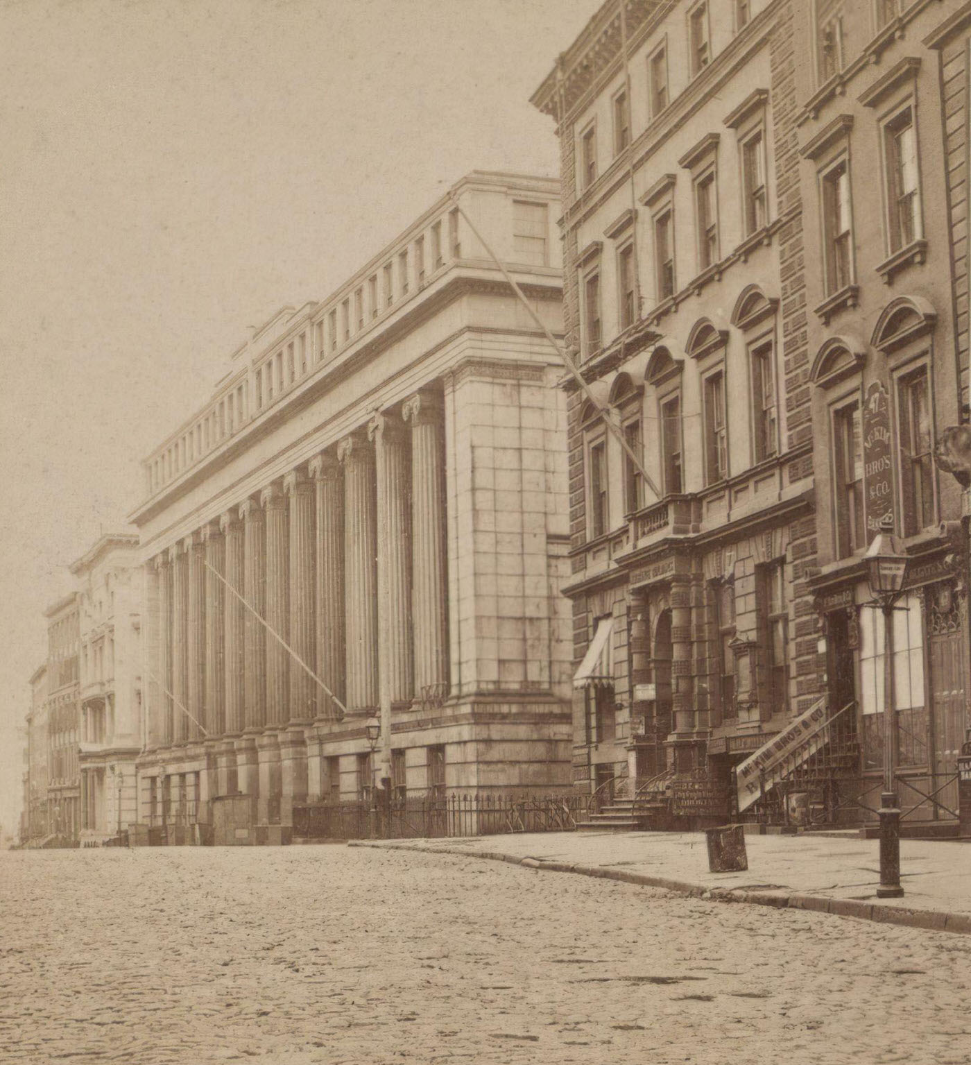 Custom House, Manhattan, New York City, 1870