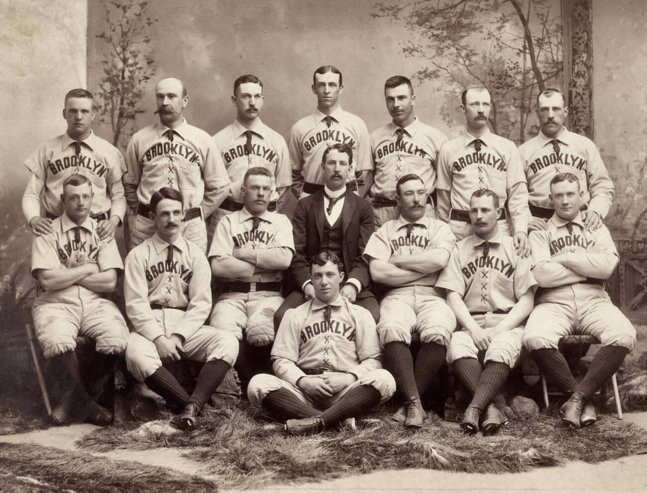 Brooklyn Bridegrooms Baseball Team, 1889