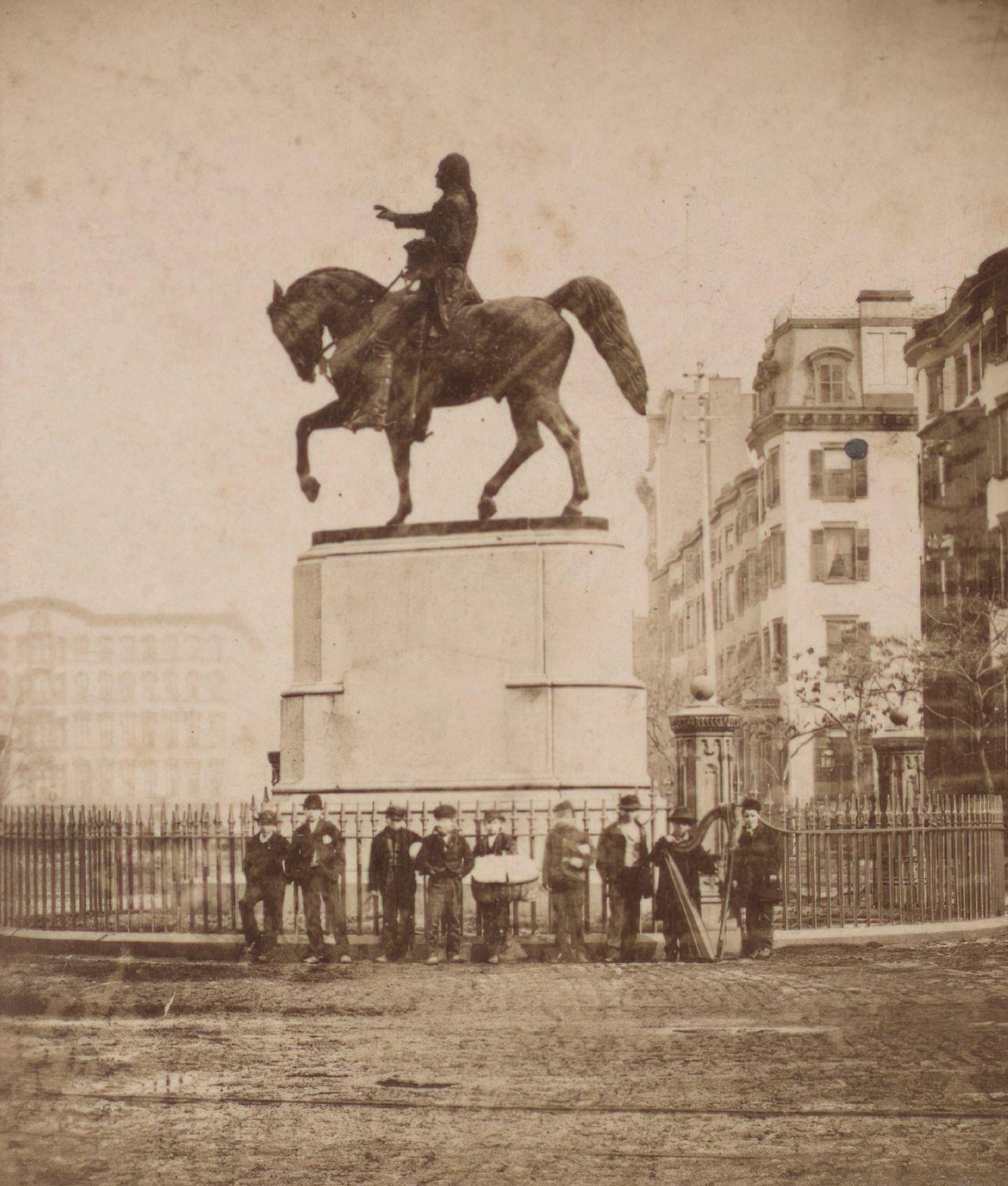 Washington Monument, Union Square, Manhattan, 1880