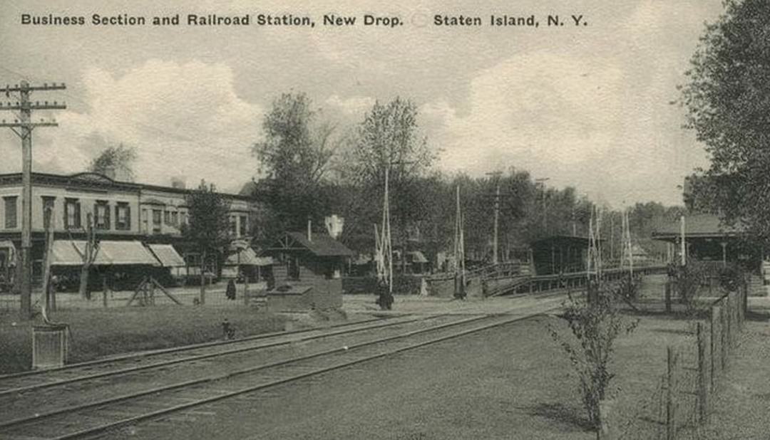 Old Railroad Station: William Ross Began To Develop New Dorp As A Commuter Suburb Due To Nearby Station, 1886.