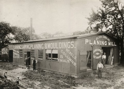 Farrell Lumber In Port Richmond, Formerly Alvin Conklin Planing Mill, 1888.