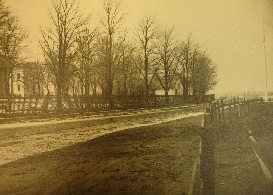 North Shore Of Staten Island Captured By George Bradford Brainerd, Gelatin Silver Photograph, 1880S.
