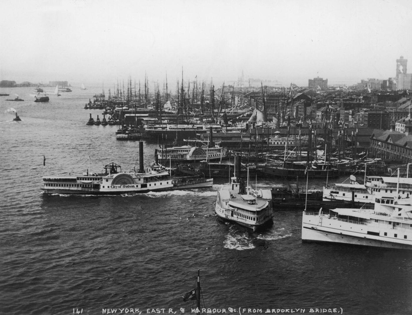 East River Harbour, 1880