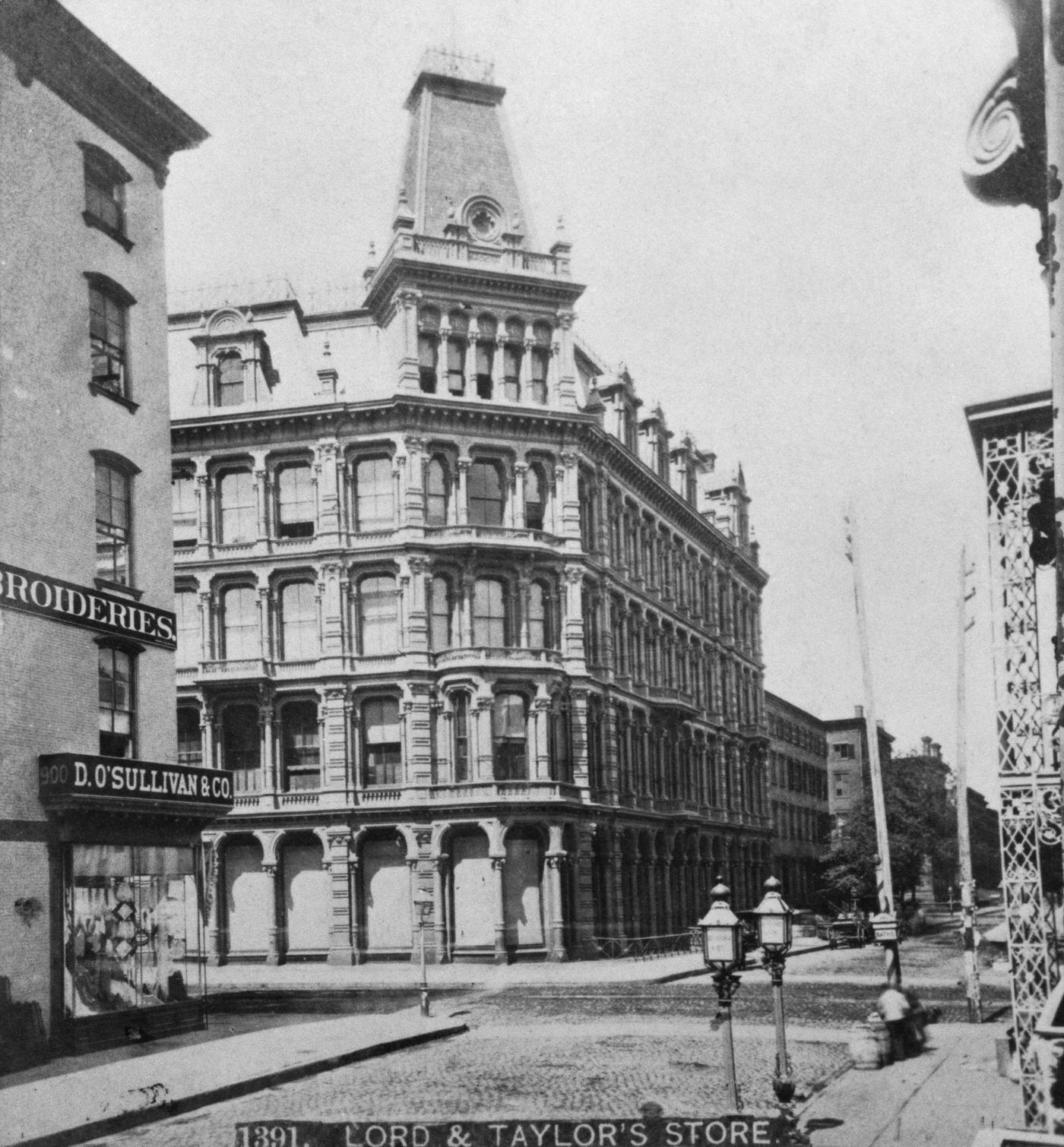 Lord &Amp;Amp; Taylor Department Store At 20Th Street And Broadway, 1883