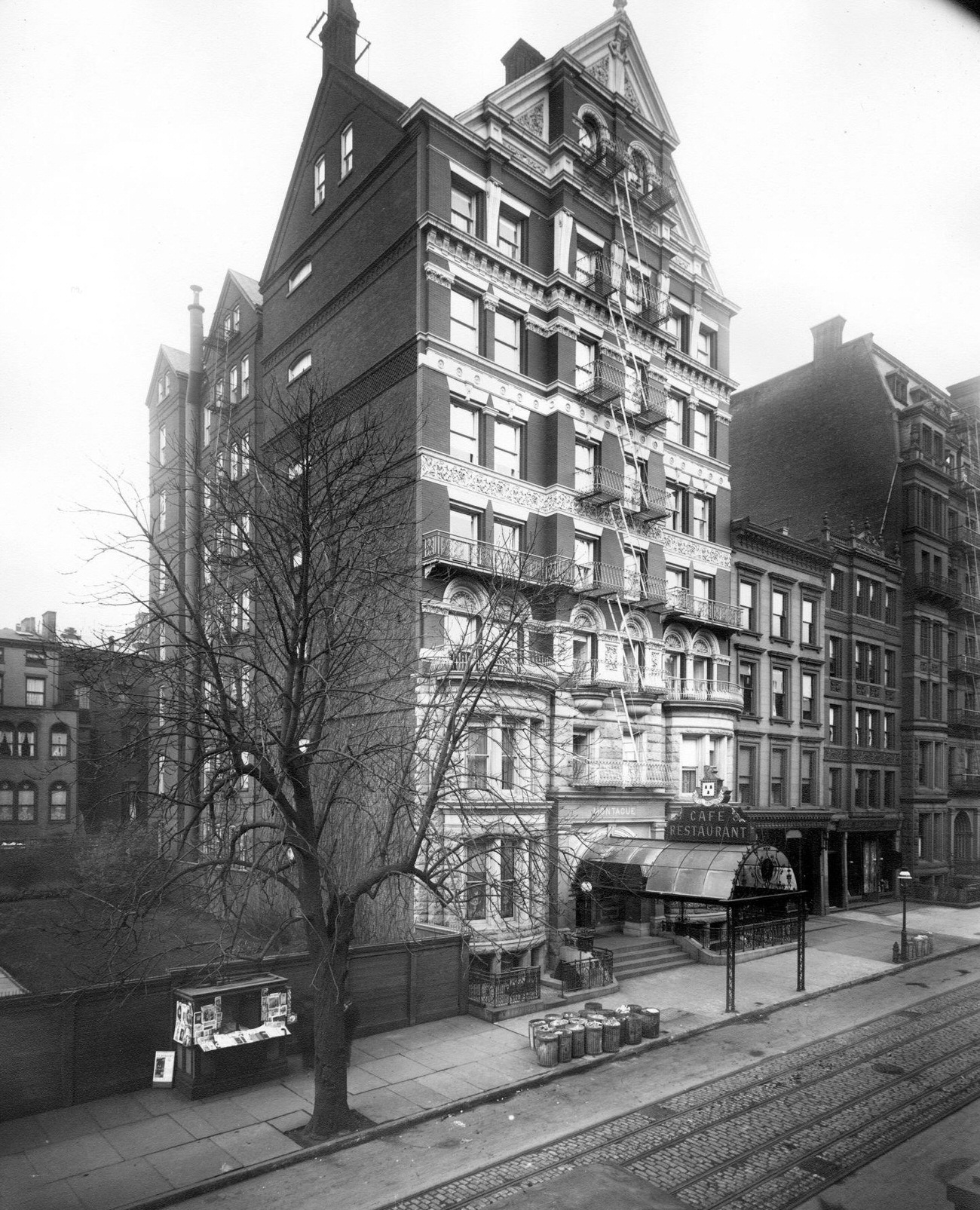 Downtown Brooklyn View From Elevated Railroad At Fulton Street, Brooklyn, 1896
