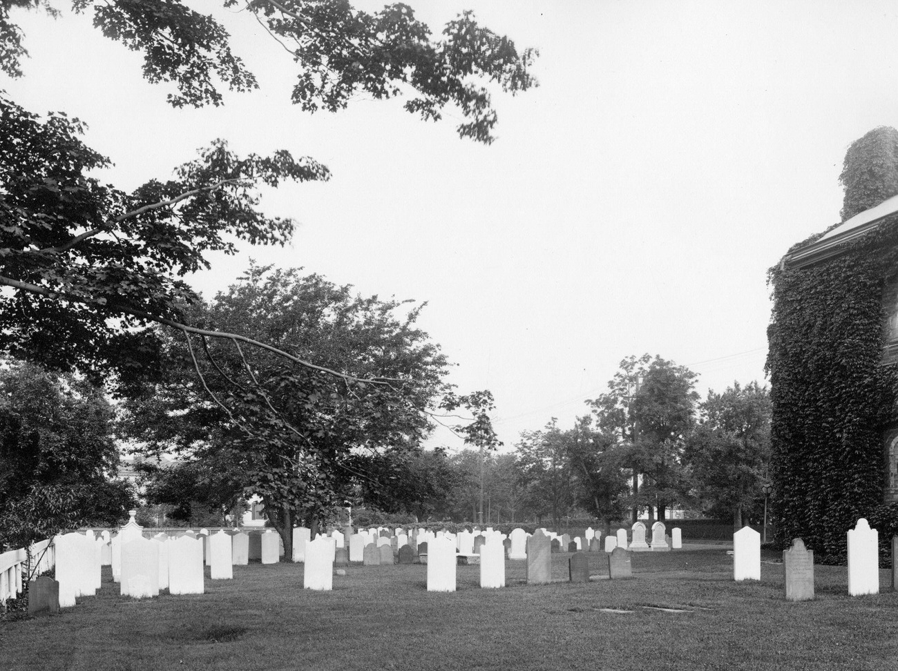 Cemetery At Flatbush Dutch Reformed Church On Flatbush And Church Avenues, Brooklyn, 1895