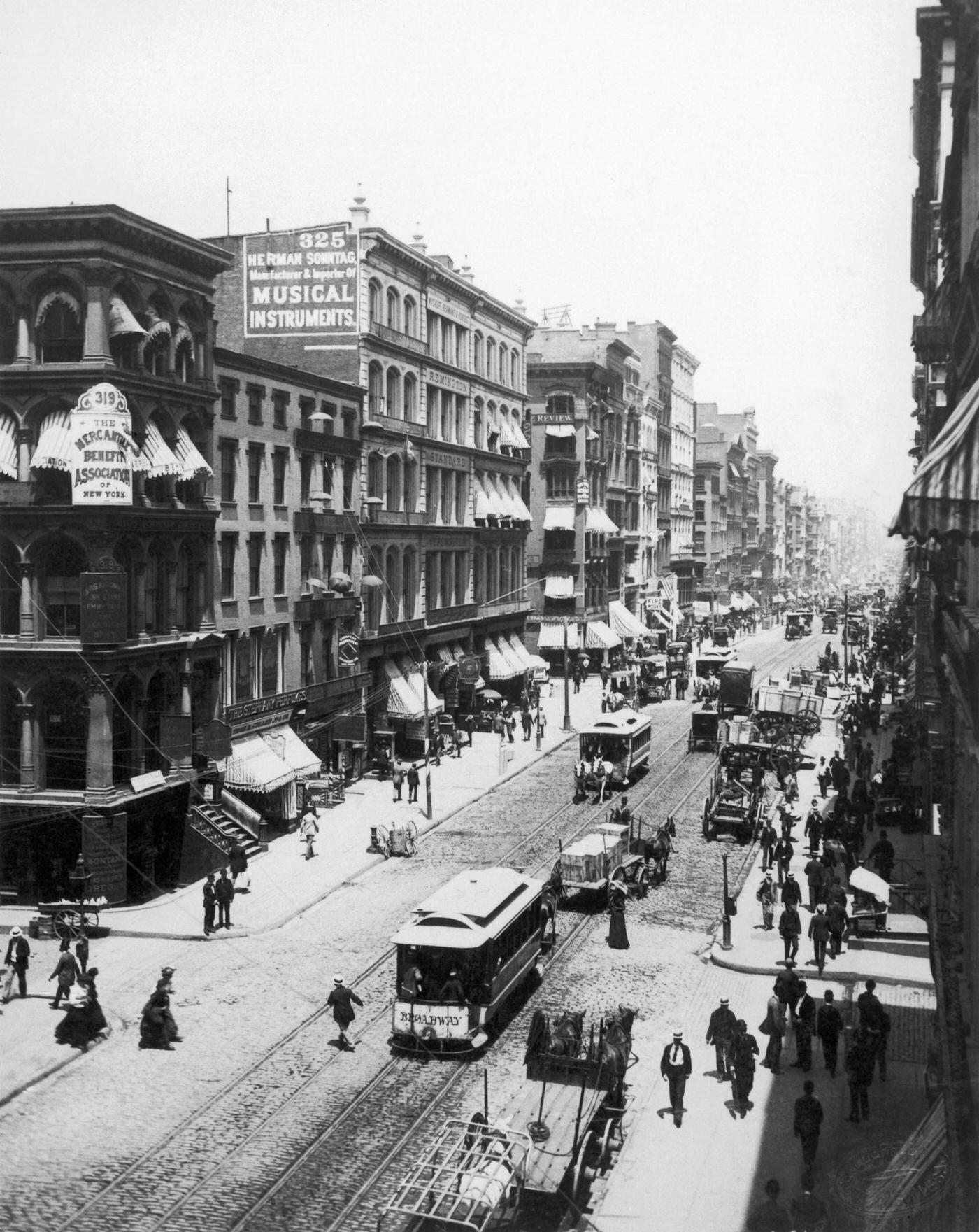 Broadway In 1893,