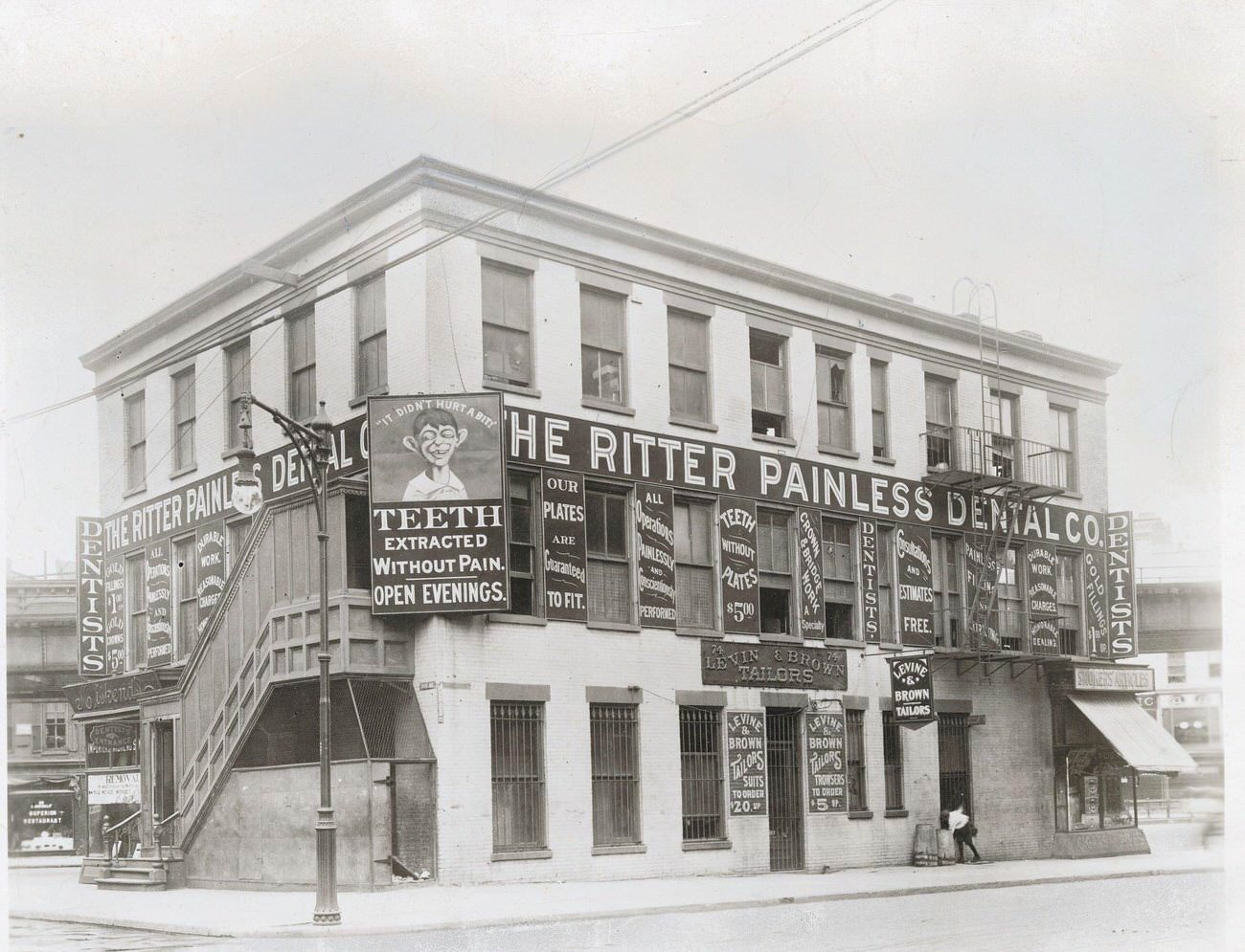 Ritter Painless Dental Company In Brooklyn, 1890S
