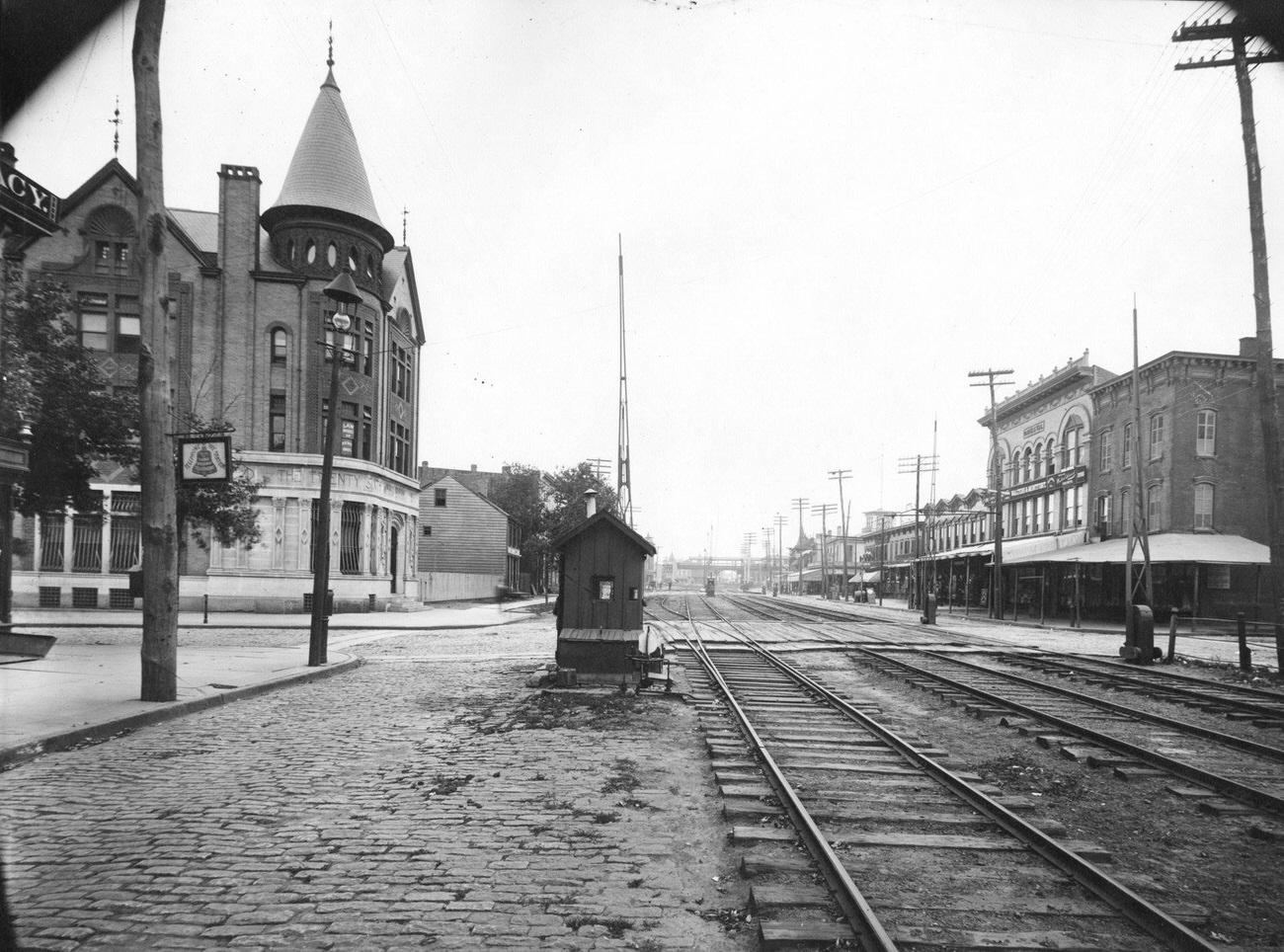 Atlantic Avenue Train Crossing In Brooklyn, 1891