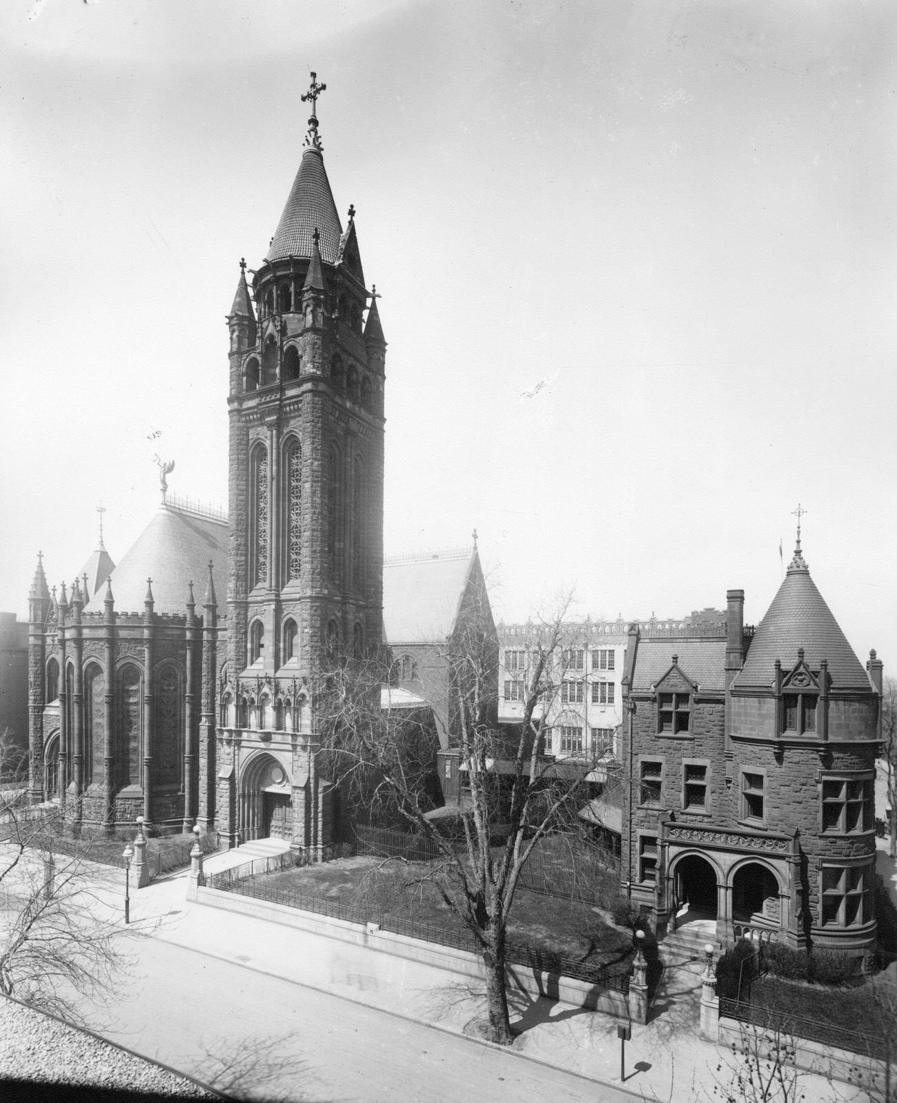 St Augustine'S Roman Catholic Church In Park Slope, Brooklyn, 1895