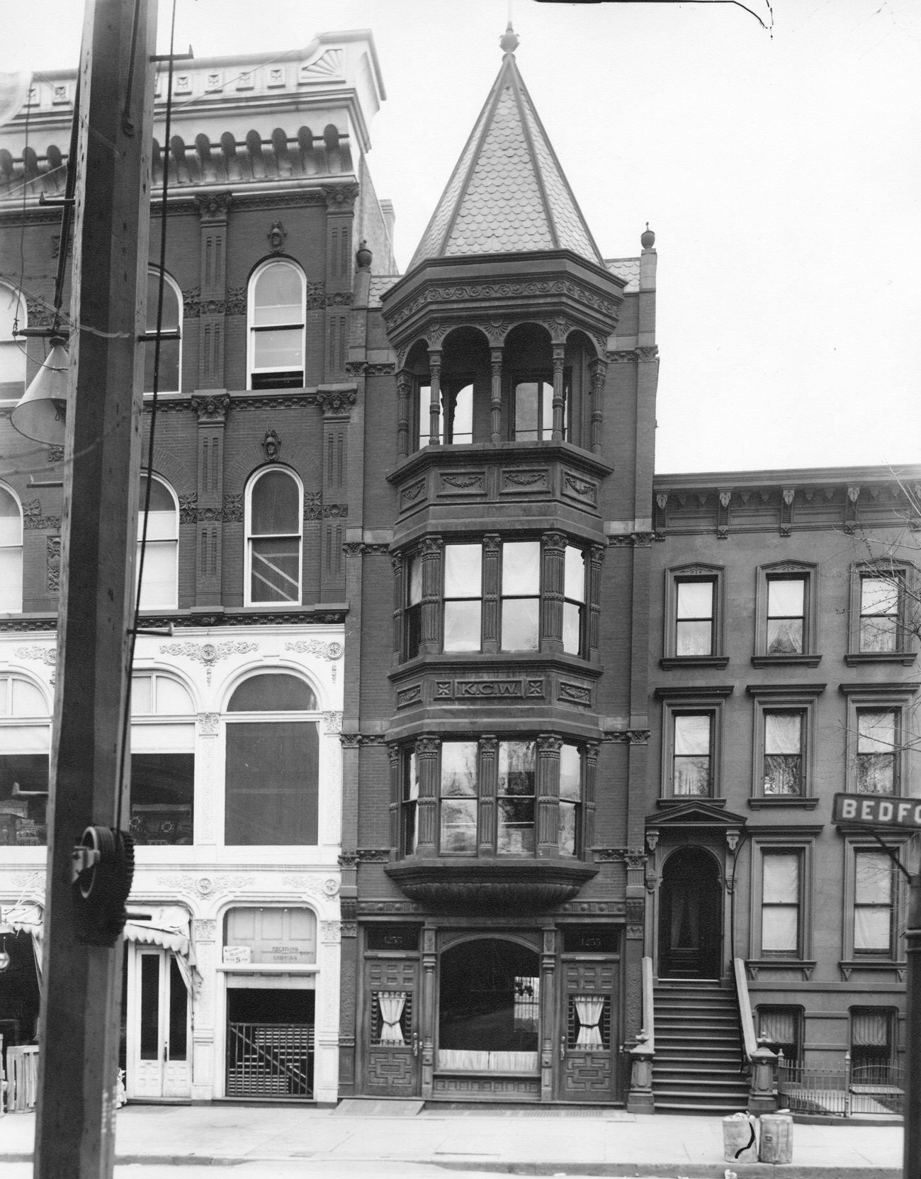 Kings County Wheelmen'S Club House, Brooklyn, 1895