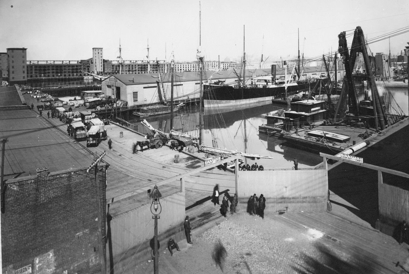 Atlantic Docks, Brooklyn, 1895
