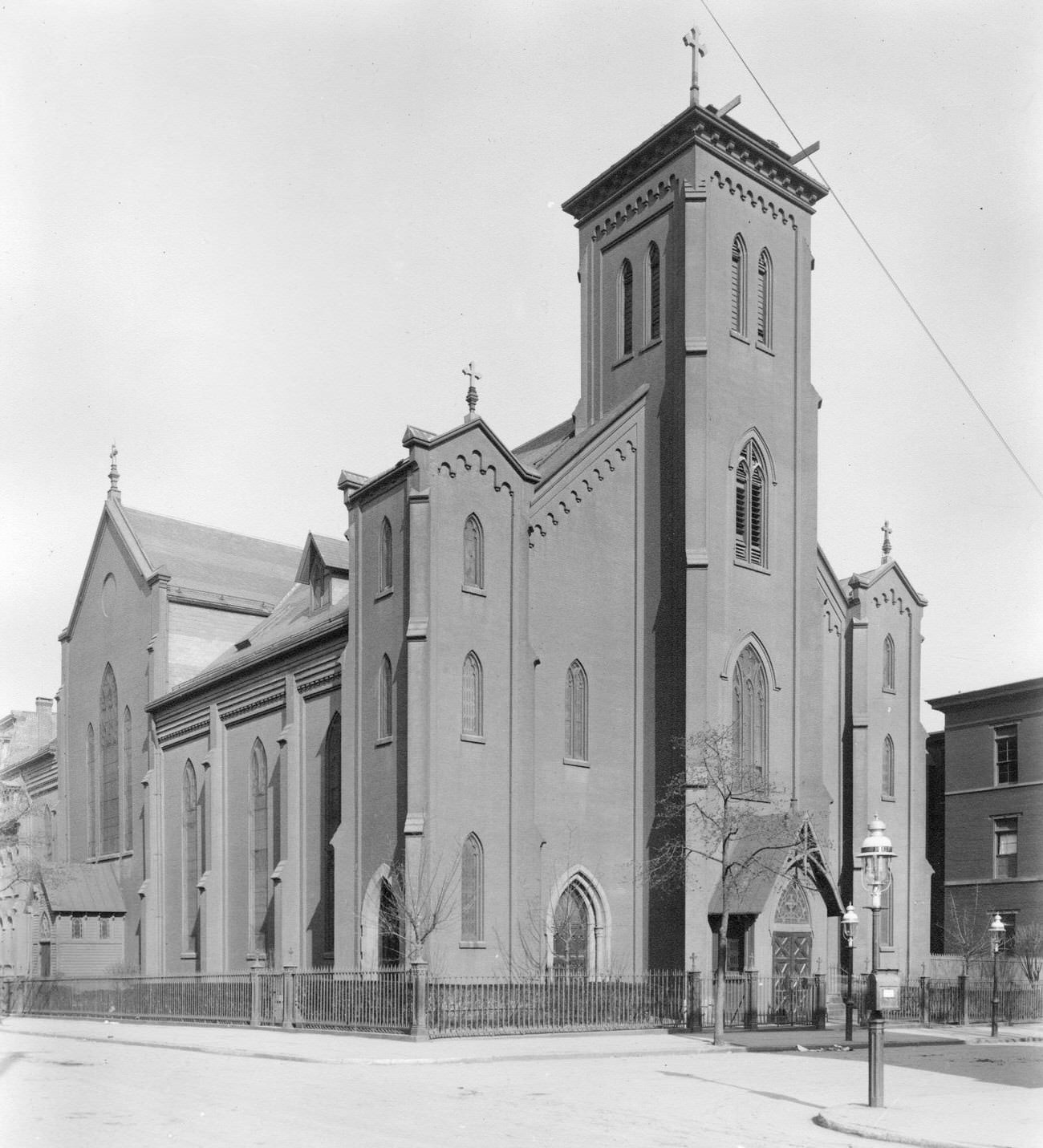 St Patrick'S Catholic Church On Kent Avenue, Brooklyn, 1895
