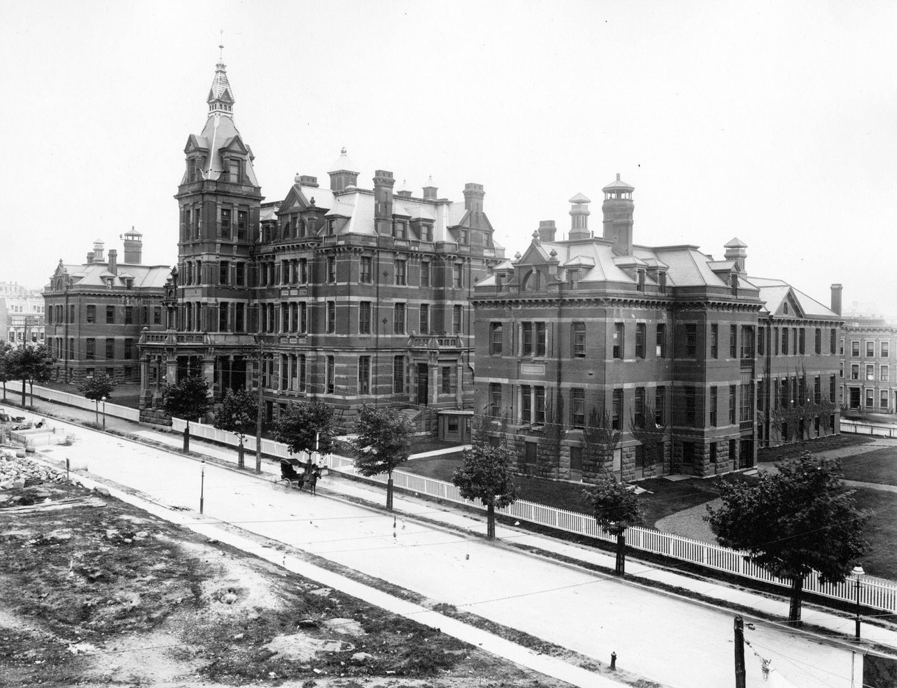 Seney Hospital On Seventh Avenue Between 6Th And 7Th Streets, Brooklyn, 1895