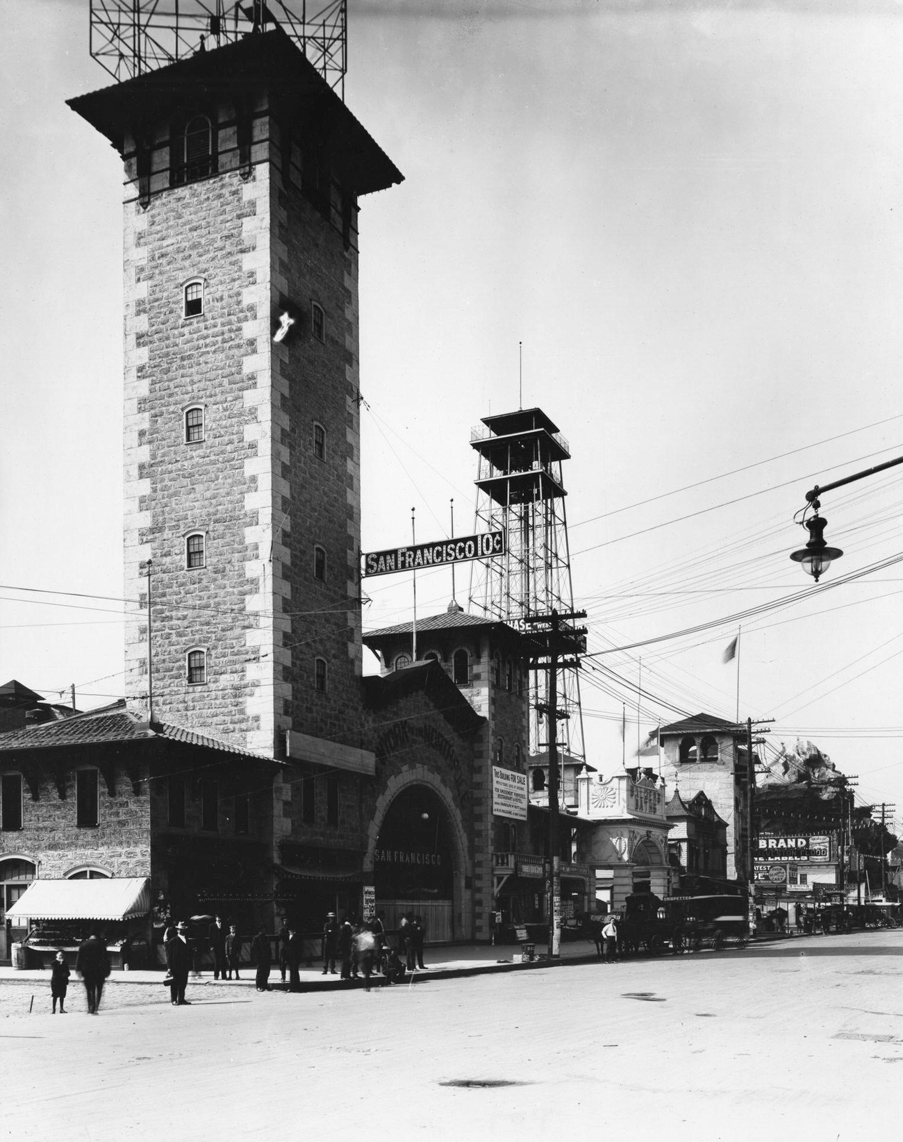 Steeplechase Tower At Coney Island, Brooklyn, 1895