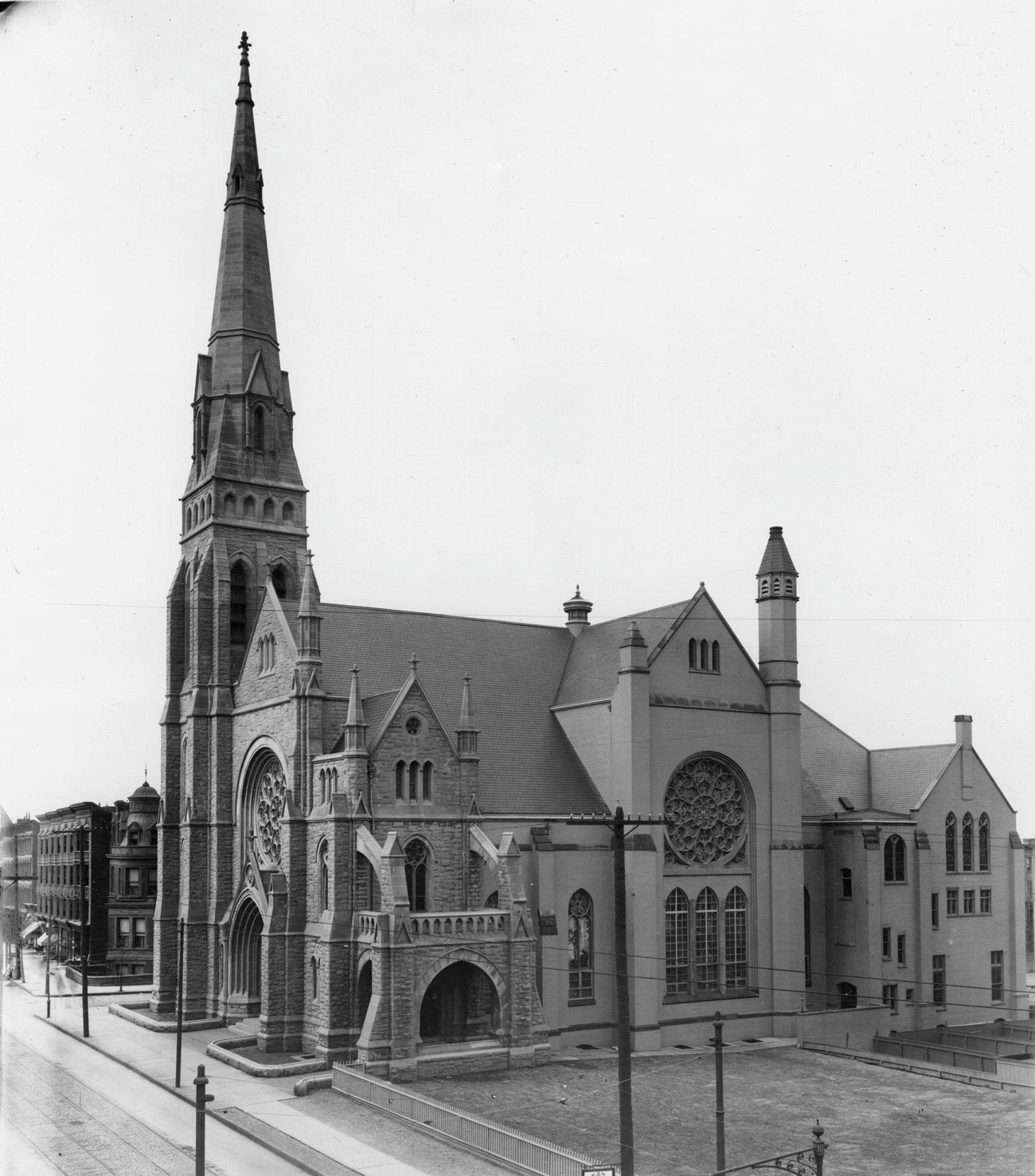Unidentified Church, Possibly In Brooklyn, 1895