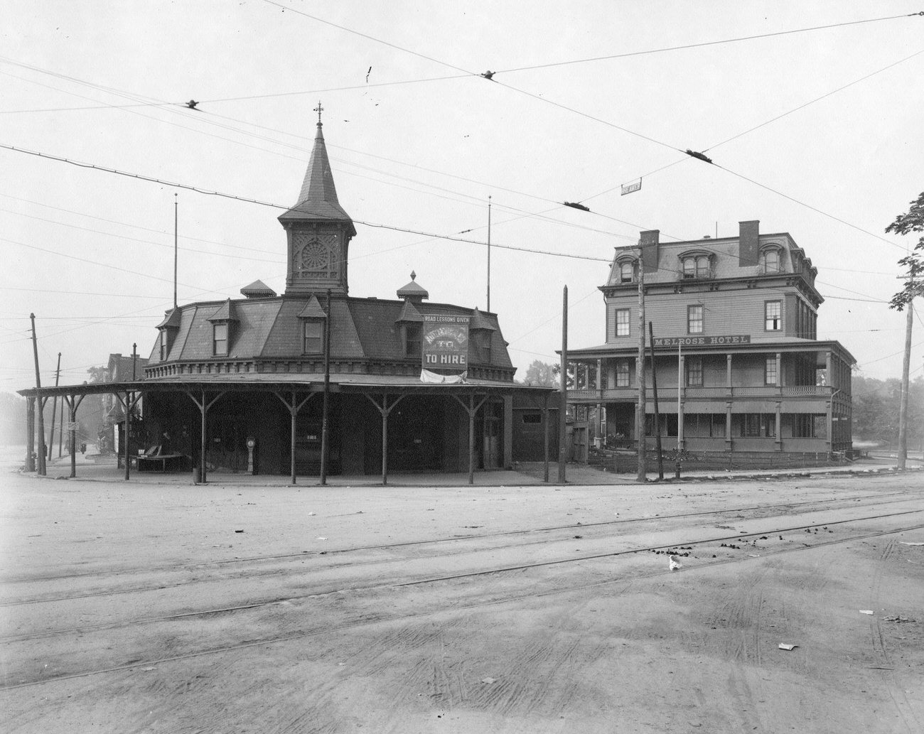 Old Brighton Beach Station And Melrose Hotel, Brooklyn, 1895