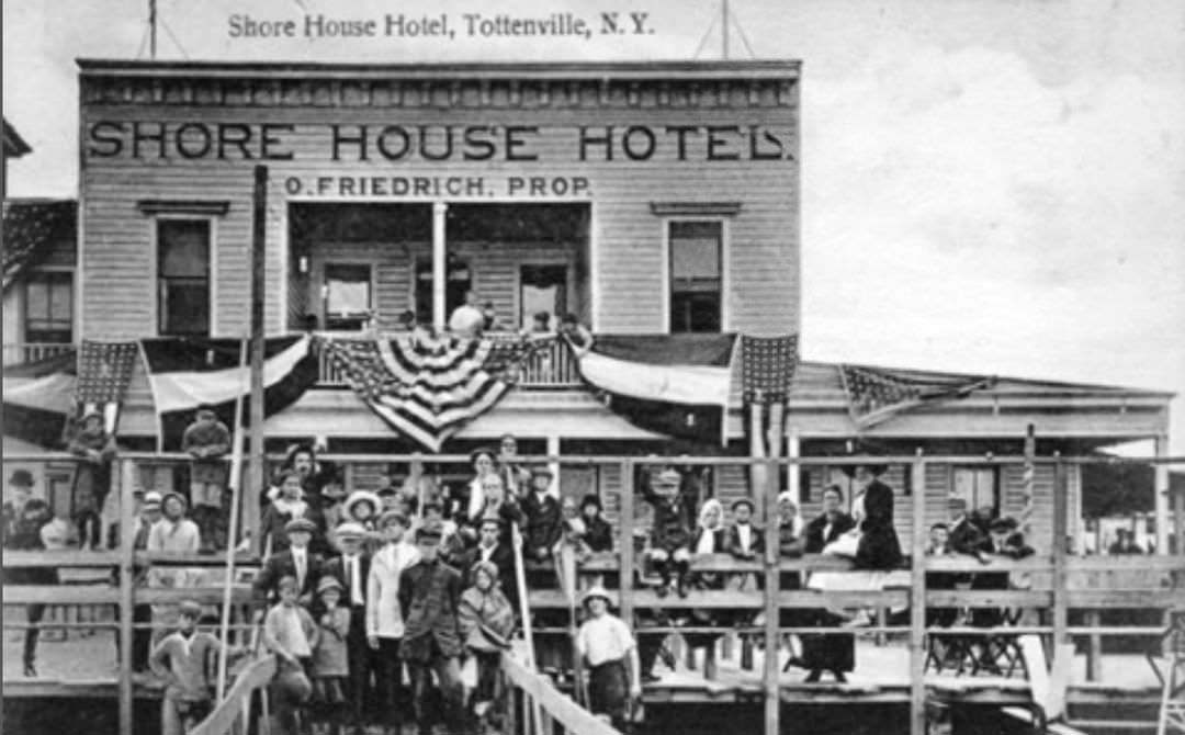 The Shore House Hotel Among Various Hotels In Staten Island That Catered To Beachgoers, 1900S