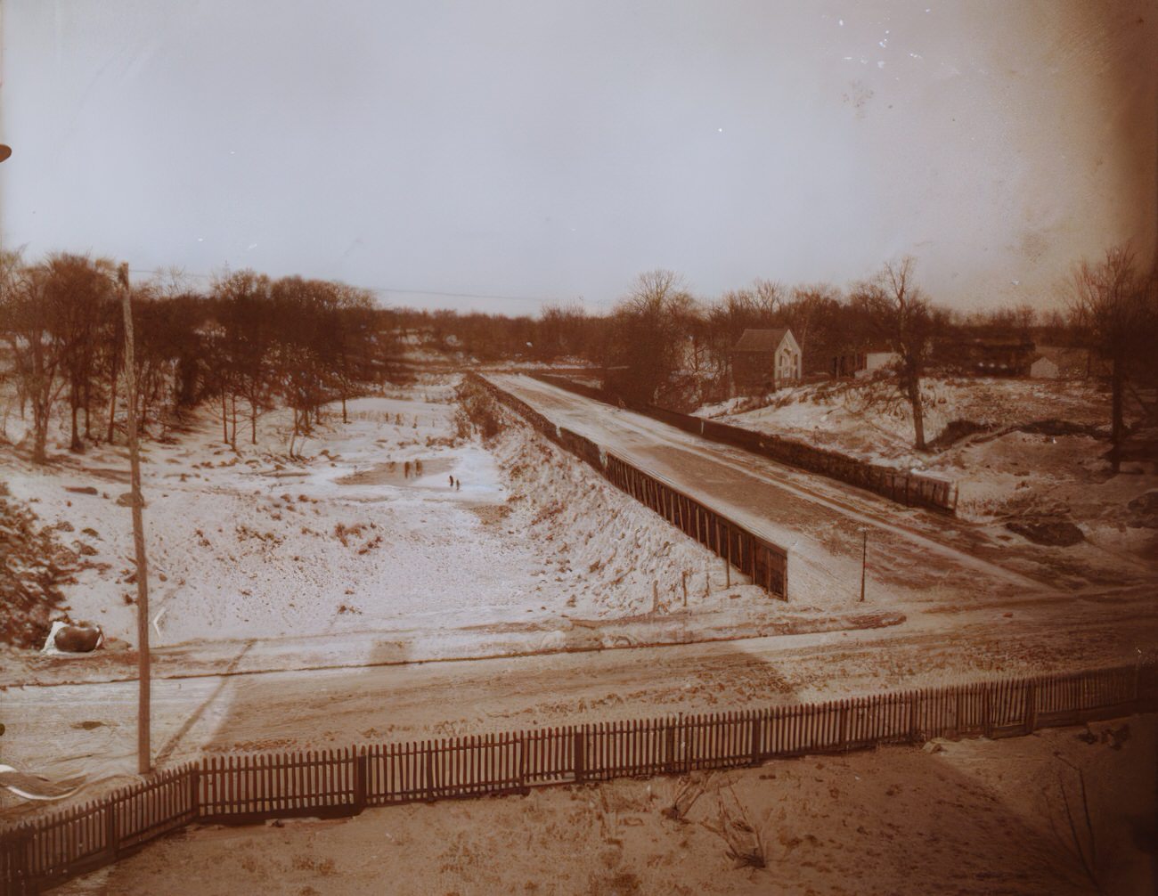 169Th Street And Ogden Avenue, An Undeveloped And Wooded Section Of The Bronx, Circa 1906.