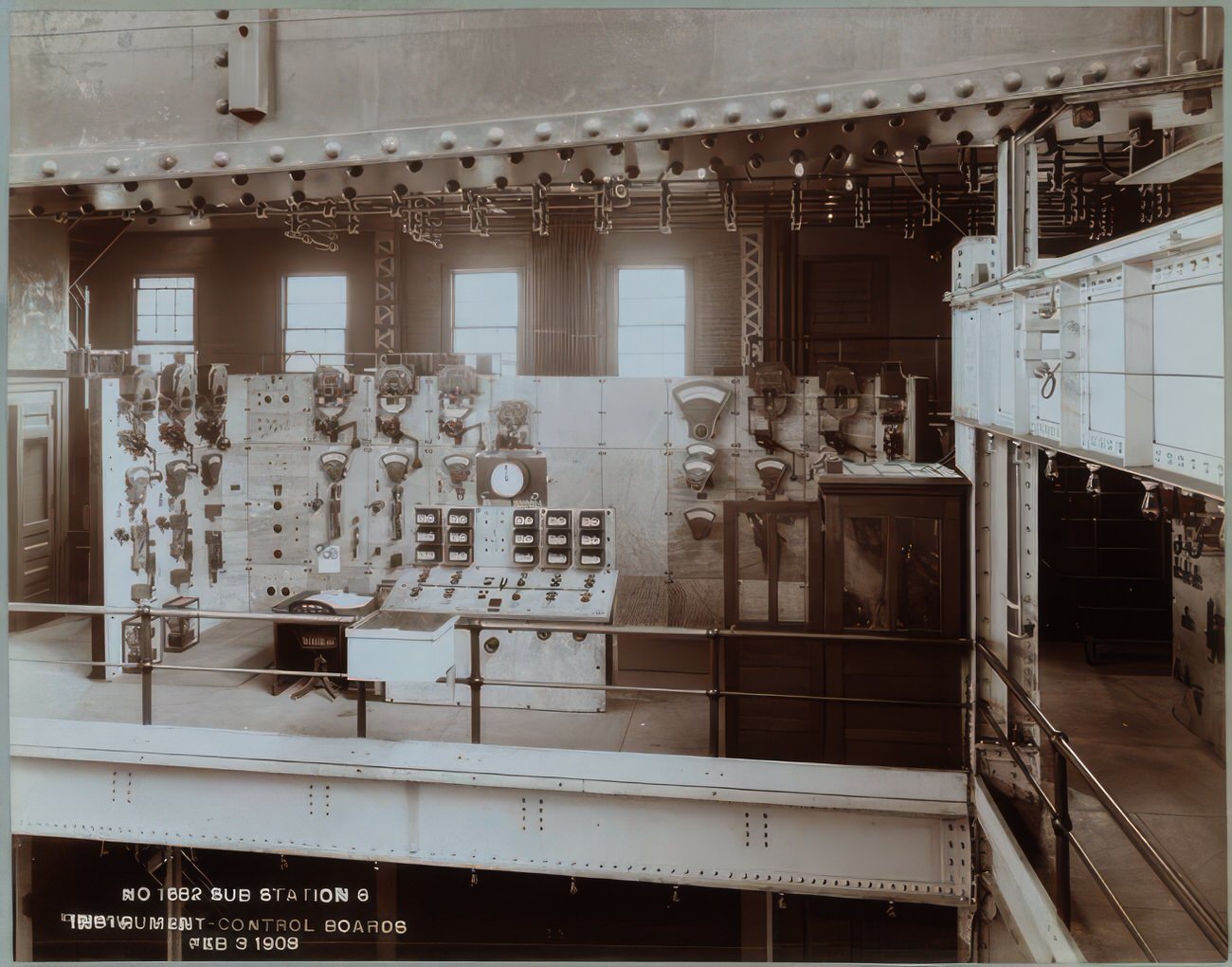 Sub Station 8 Instrument-Control Boards, 1903.