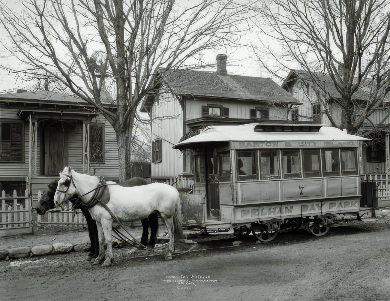 Horsecar Antique, Bartow &Amp;Amp; City Island, No. 7 Pelham Bay Park, 1905.