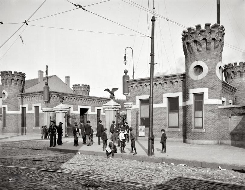 Sands Street Entrance, Brooklyn Navy Yard, 1903