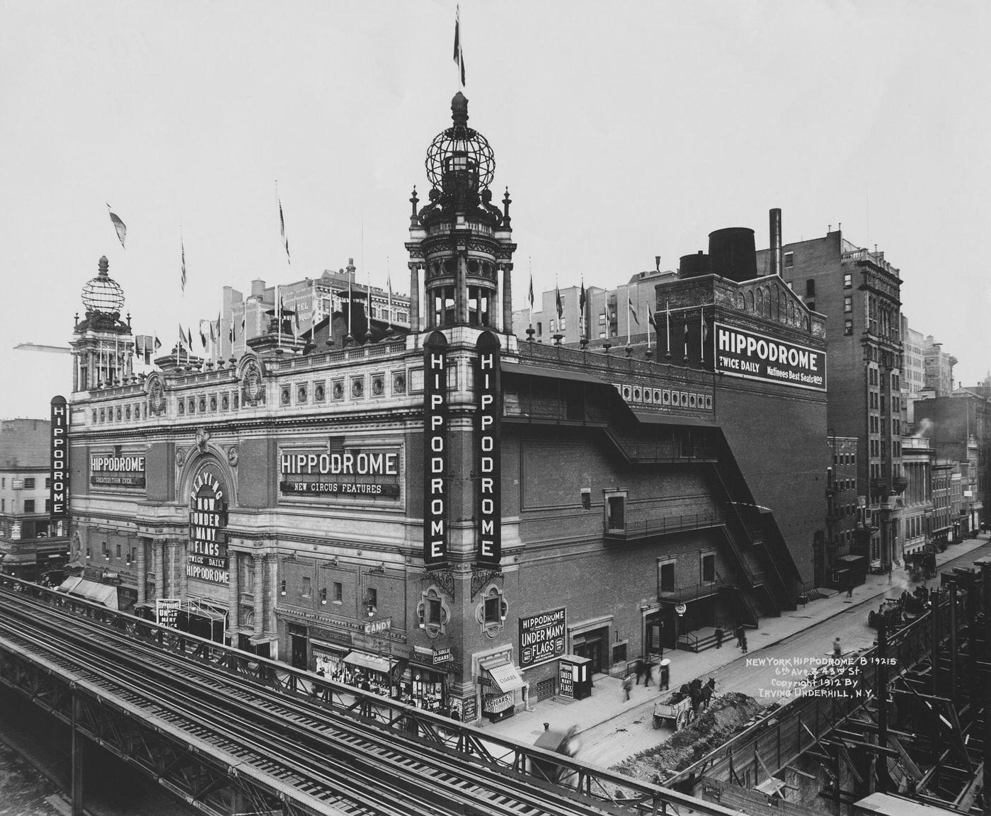 Hippodrome Theater, 6Th Avenue And 43Rd Street, Manhattan, 1910S