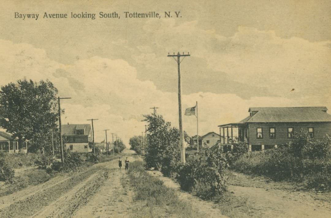 Bayway Avenue Looking South, 1910S