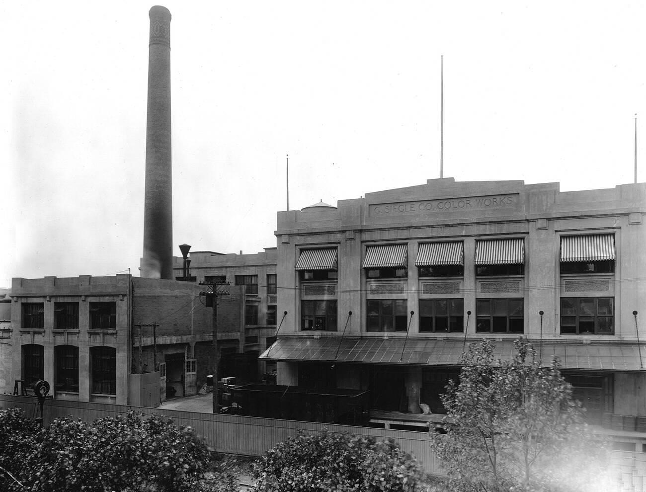 G. Siegle Company, Located On Chestnut Avenue In Rosebank, Staten Island, 1910