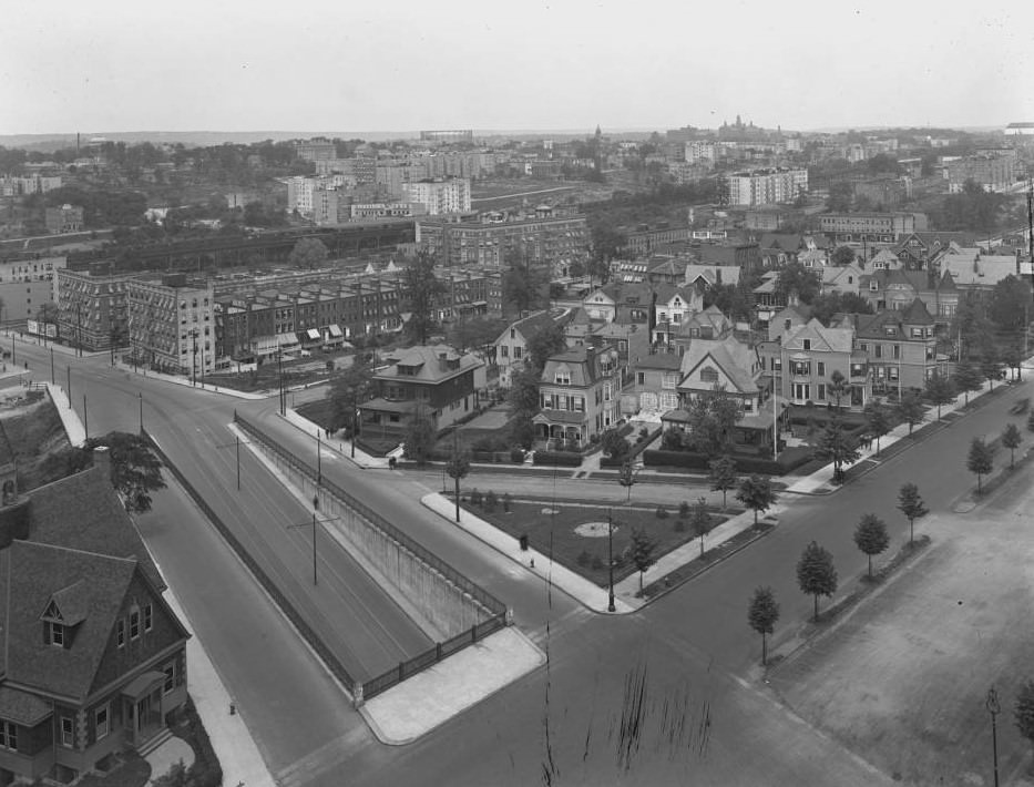 High Angle View Of The Francis T. Lord Estate, Bronx, Circa June 1919.
