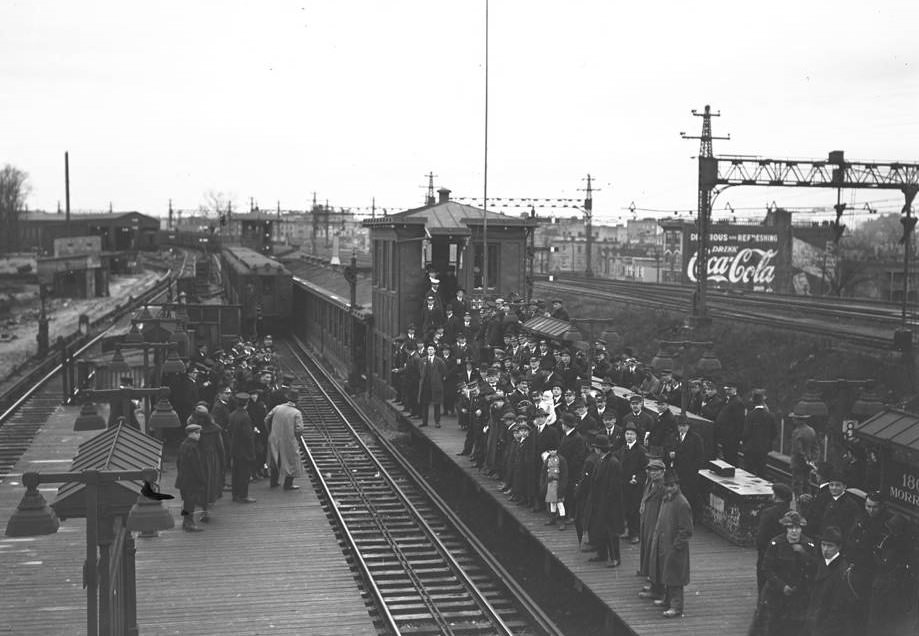 Opening Day At The Irt 180Th Street Station, Bronx, Circa December 1918.