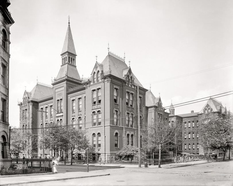 Girls' High School, Nostrand Avenue And Macon Street, Brooklyn, New York City, 1911