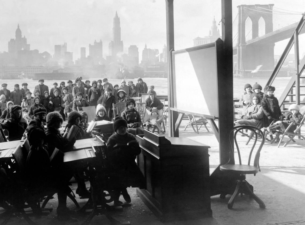 Open Air School In Brooklyn, 1911