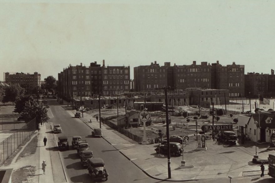Elmhurst Avenue At Denman Street, Queens, 1920S.