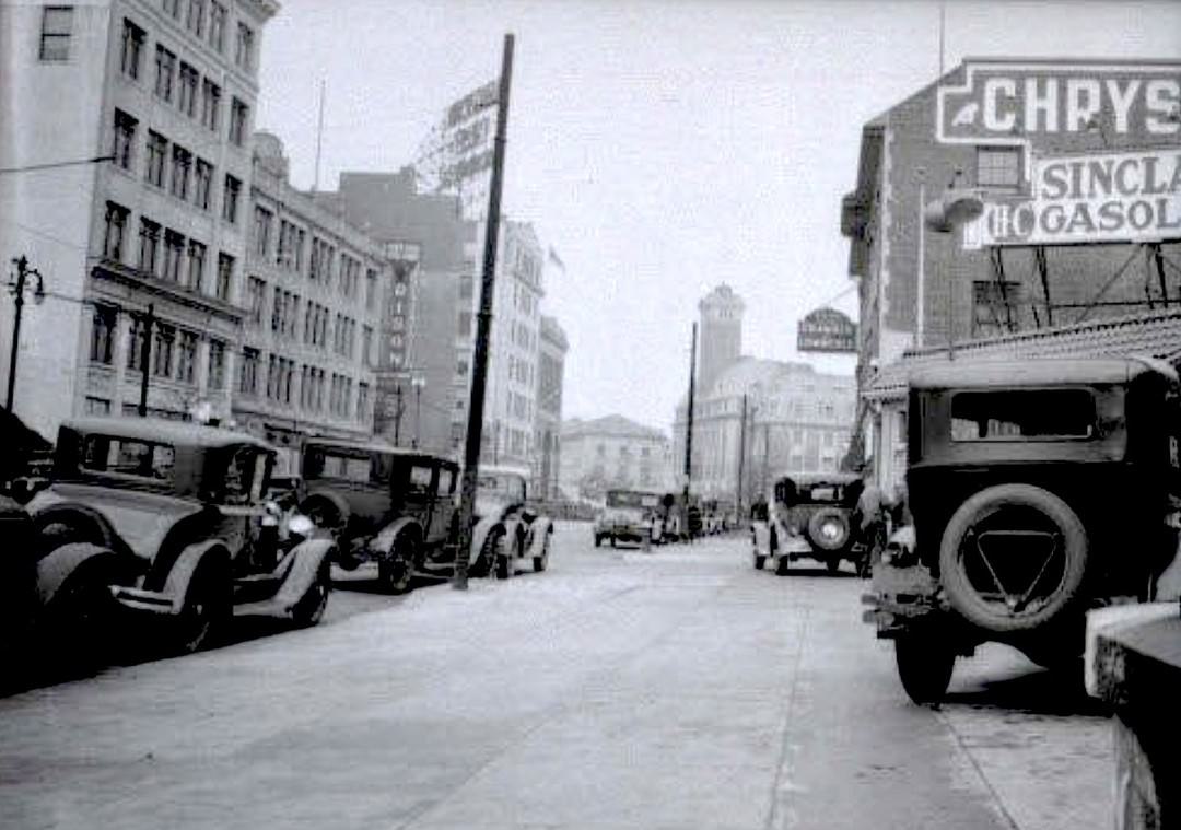 Looking Northward On Bay Street In St. George, Staten Island, 1929.