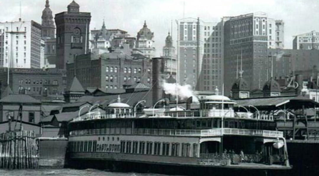 Staten Island Ferry Originally Named George W. Loft; Changed To West Brighton In 1925, 1923.