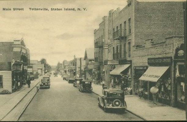 Main Street, Tottenville, Staten Island, 1920S