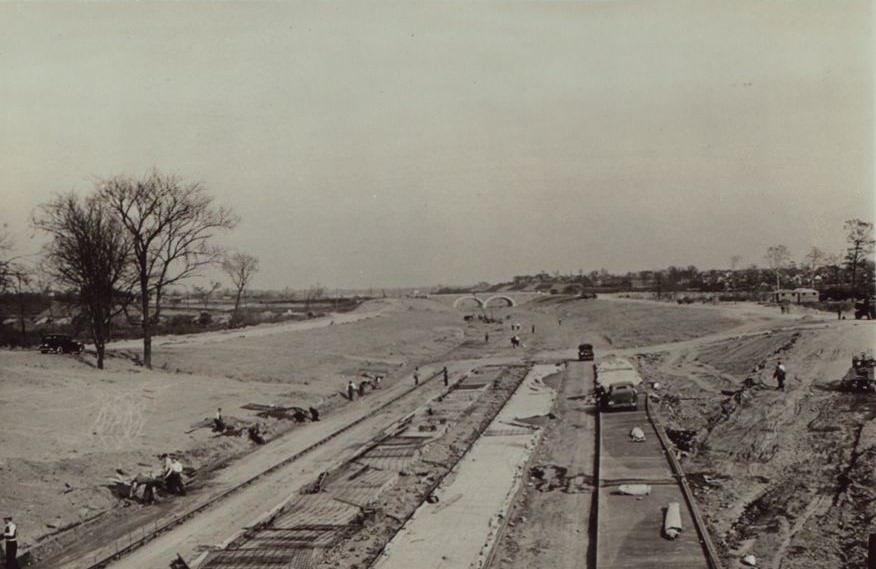 Grand Central Parkway And 77Th Street, Queens, 1930S.