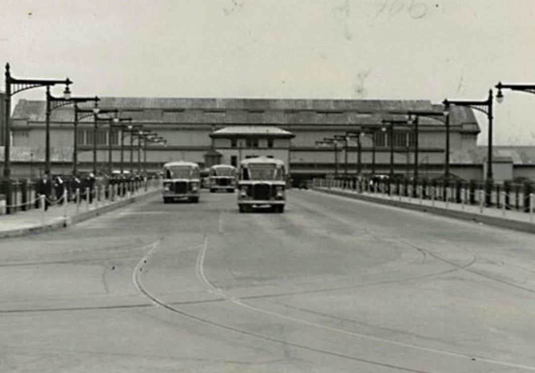 Ferry Terminal At St. George Viaduct, 1934.