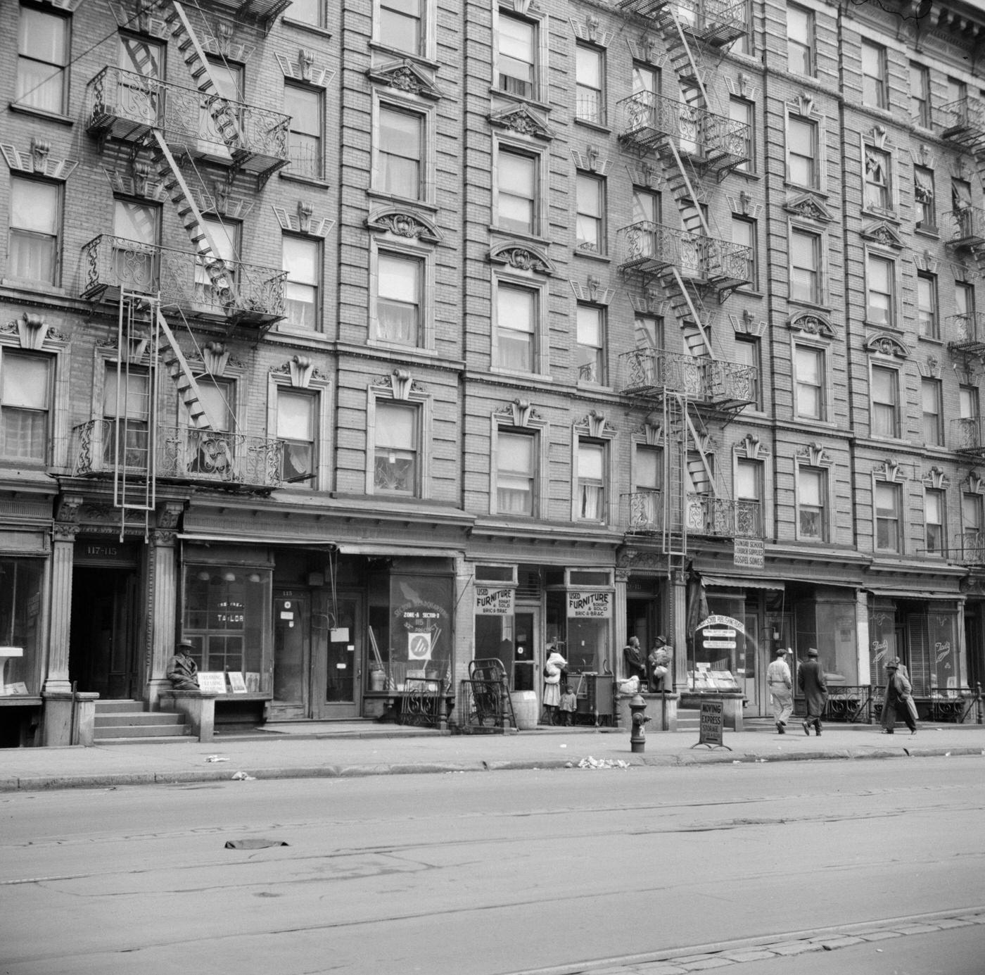 Harlem Apartment House, Manhattan, 1948