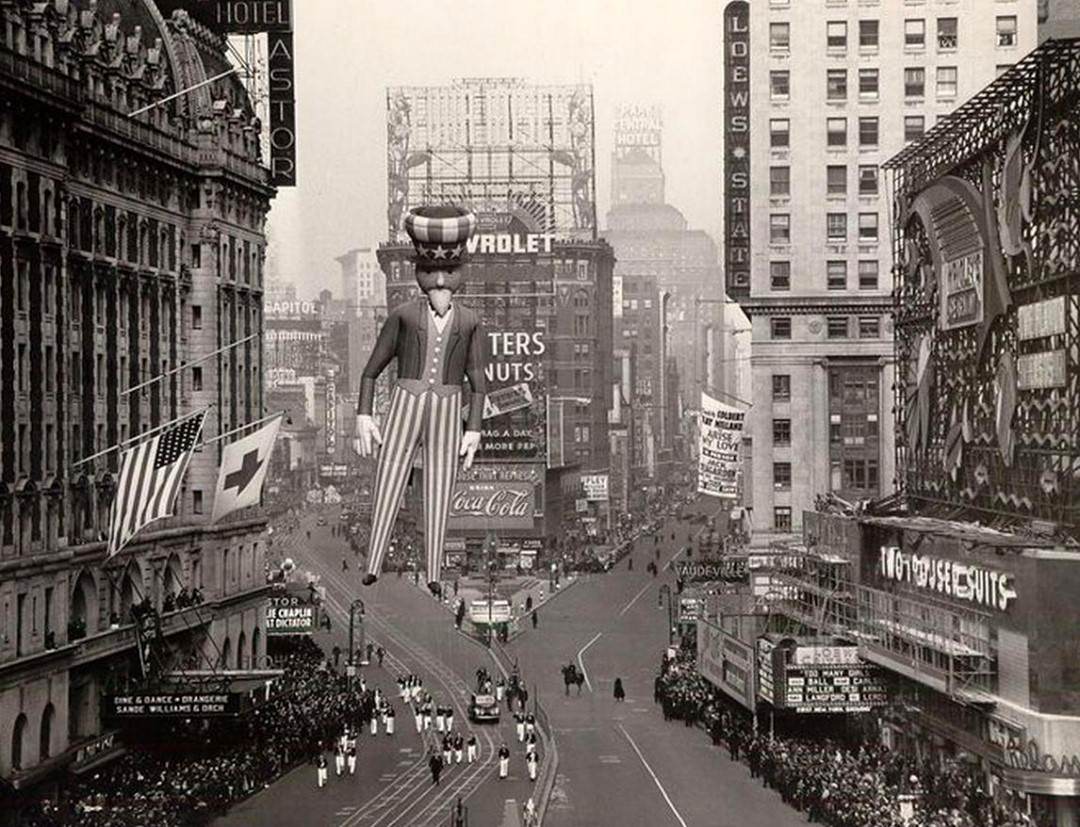 Uncle Sam Balloon Used In The Macy'S Thanksgiving Day Parade During The 1940S; The Parade Will Air Without In-Person Spectators Due To Covid-19, 1940.