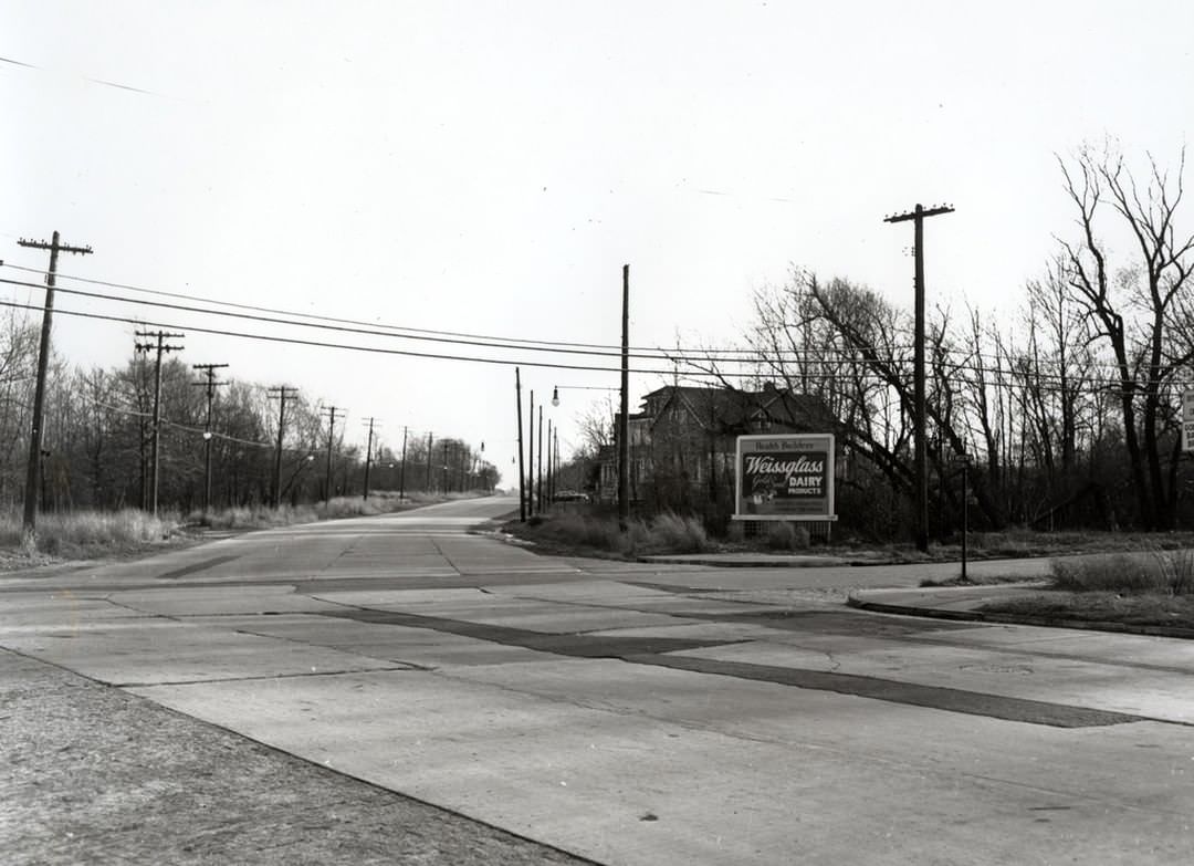 Page Avenue At Amboy Road In Tottenville, 1940S