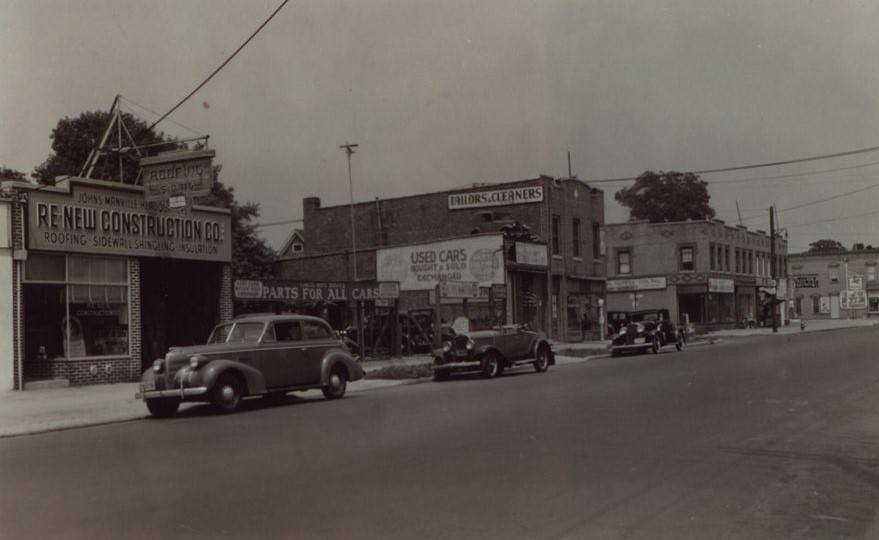 101St Avenue And West End Avenue, Queens, 1940S.