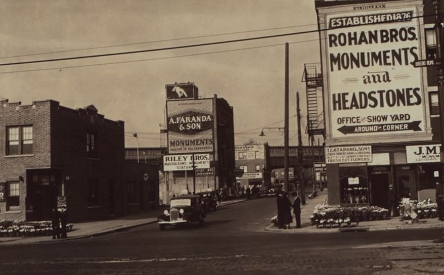 52Nd Street And Queens Boulevard, Queens, 1940S.
