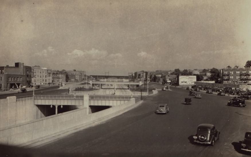 Grand Central Parkway And 31St Street, Queens, 1940S.