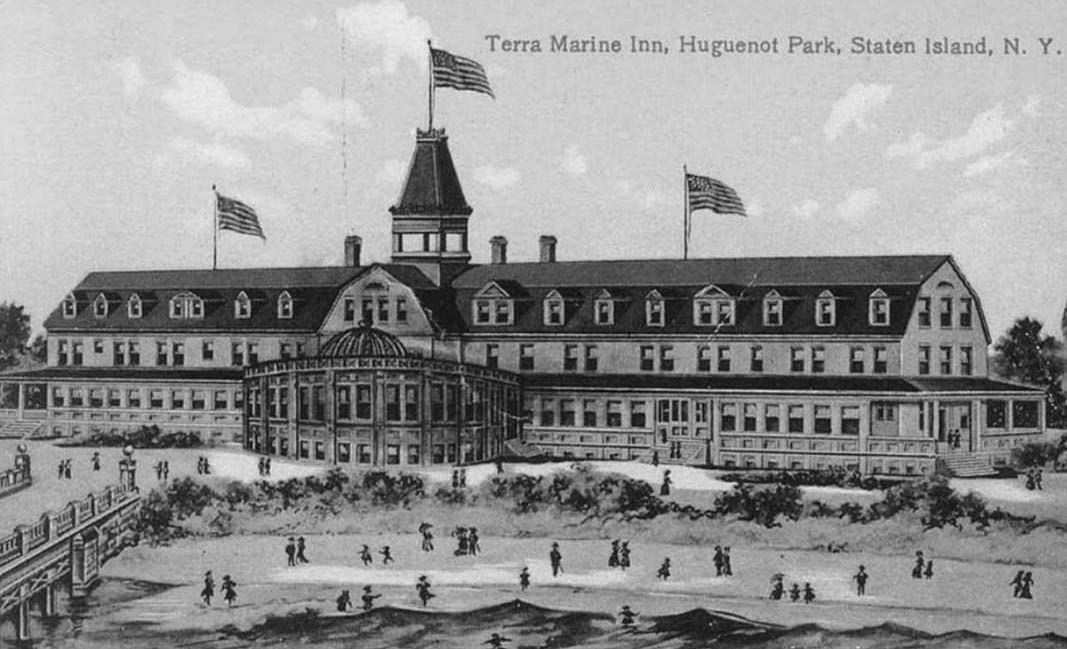 Terra Marine Inn On Bruggeman'S Beach, Huguenot, Completed In 1908, Demolished In 1940S.