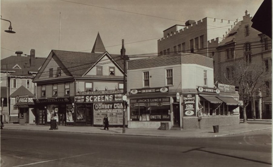 Corona Avenue And 90Th Street, Queens, 1950S.