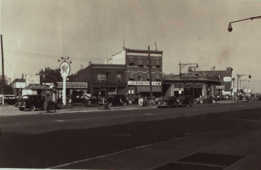 Northern Boulevard And 37Th Street, Queens, 1950S.
