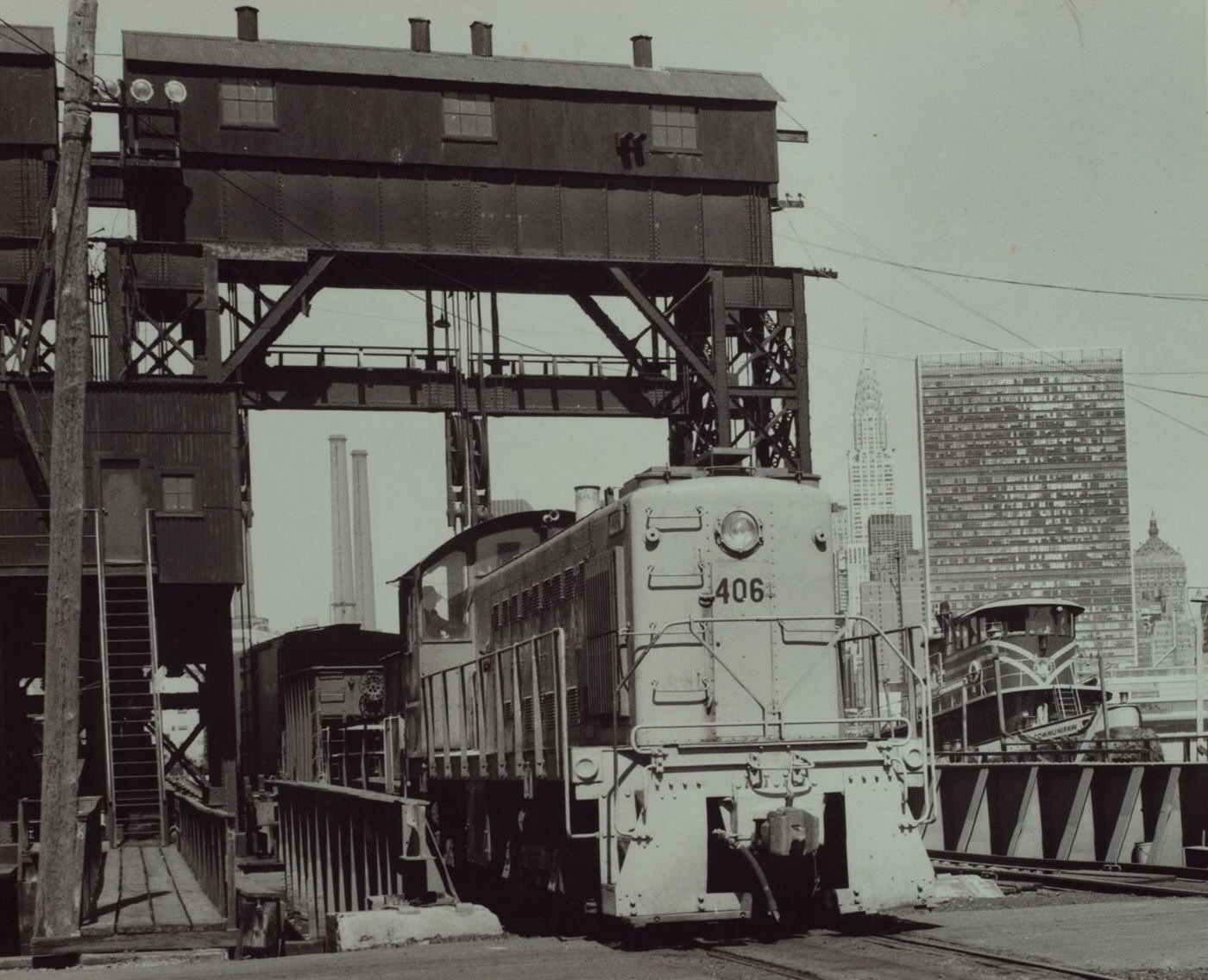 Sunnyside Railroad Yard, Queens, 1950S.