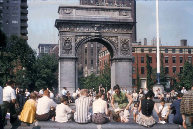 Washington Square Park Arch, 1956.